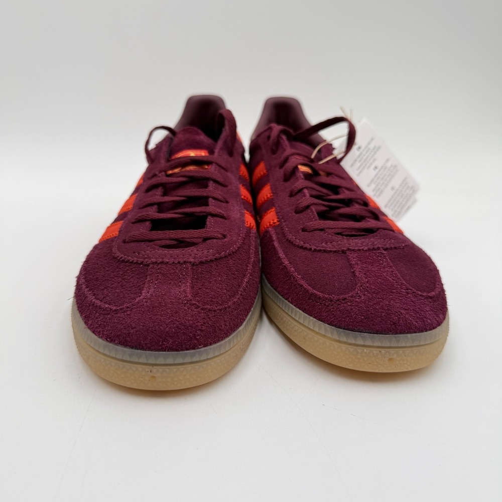 Adidas Originals Womens Size 9.5 Maroon Red Handball Spezial Sneakers JR0848 NEW - Picture 2 of 7